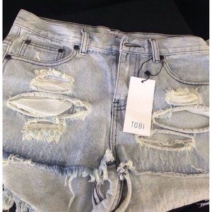 Tobi Jean Shorts Size 28 Summer Shorts Bohemian Sexy Boho Hipster Summer Design